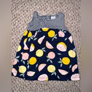 Baby Girl Lemon Striped Dress